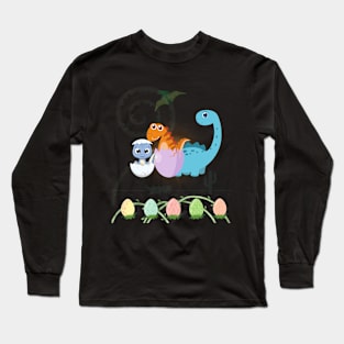 Cute dinosaurs Long Sleeve T-Shirt